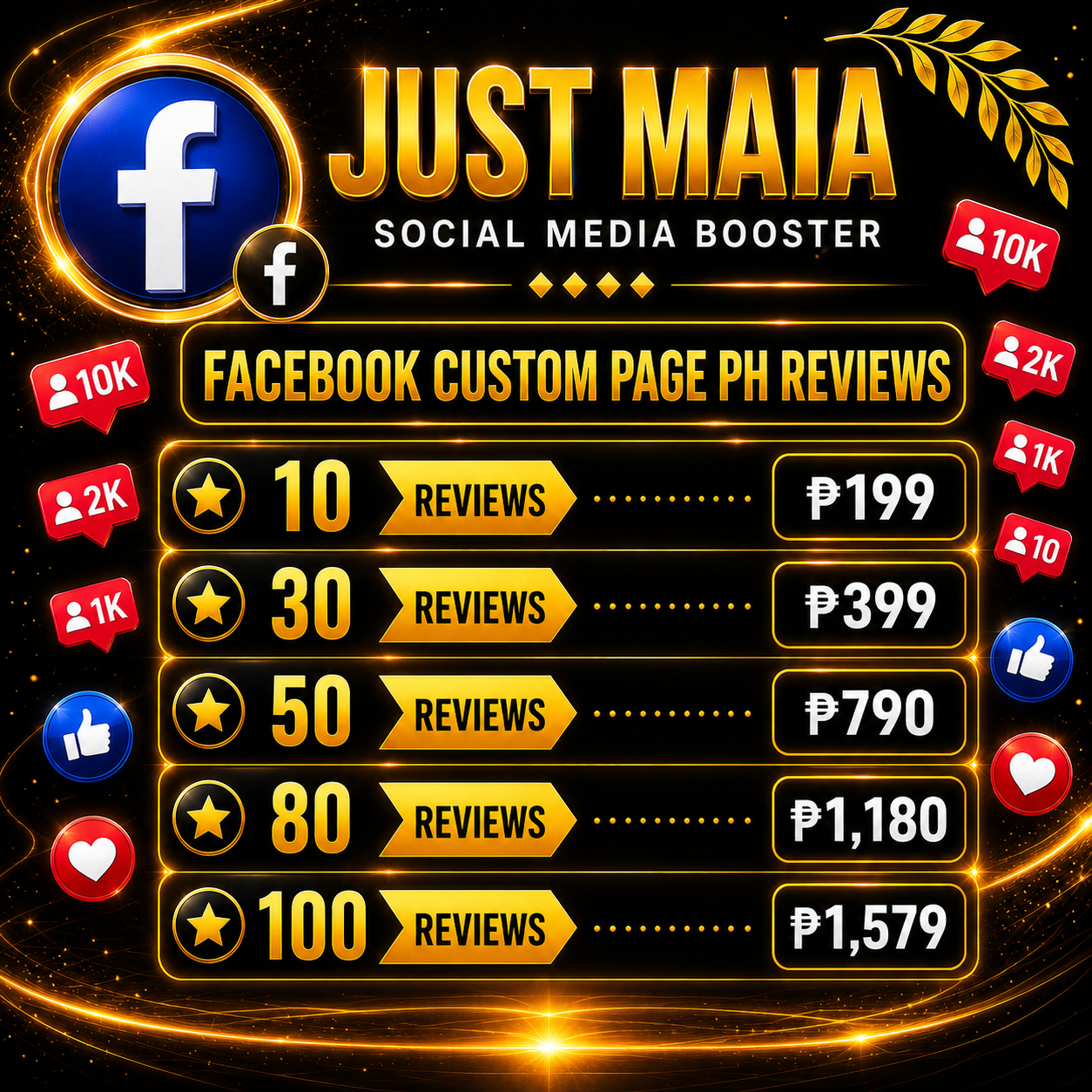 Facebook PH Based pricelist 5