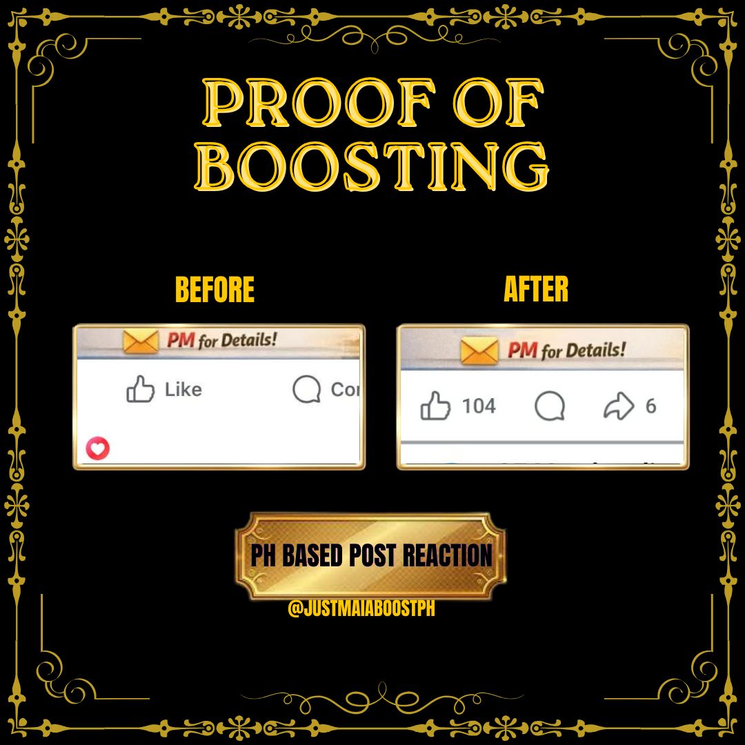Proof of boosting — PH Based Post Reaction